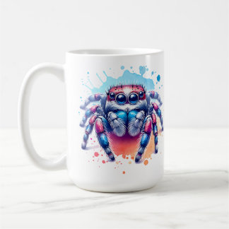 Kleine Springspinnen Grafik Kaffemugg