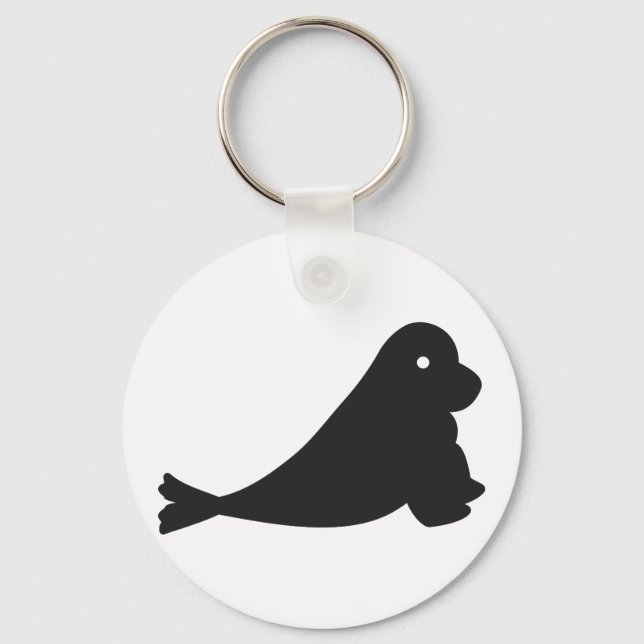 Kleine süße Robbe Nyckelring (Framsida)