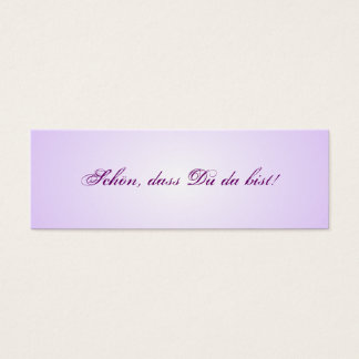 Kleine Tischkarten für die Hochzeitstafel Litet Visitkort