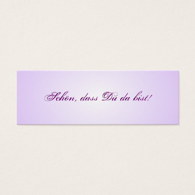 Kleine Tischkarten für die Hochzeitstafel Litet Visitkort (Framsidan)