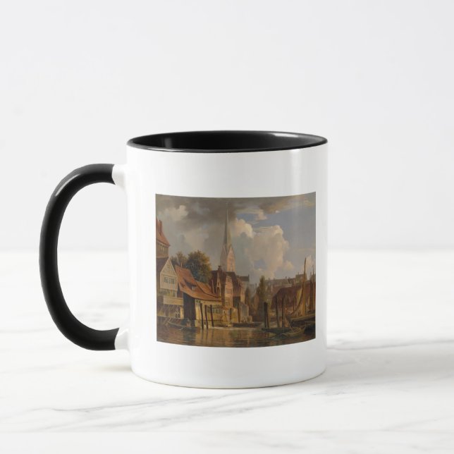 Kleinen Alster i 1842, 1842 Mugg (Vänster)