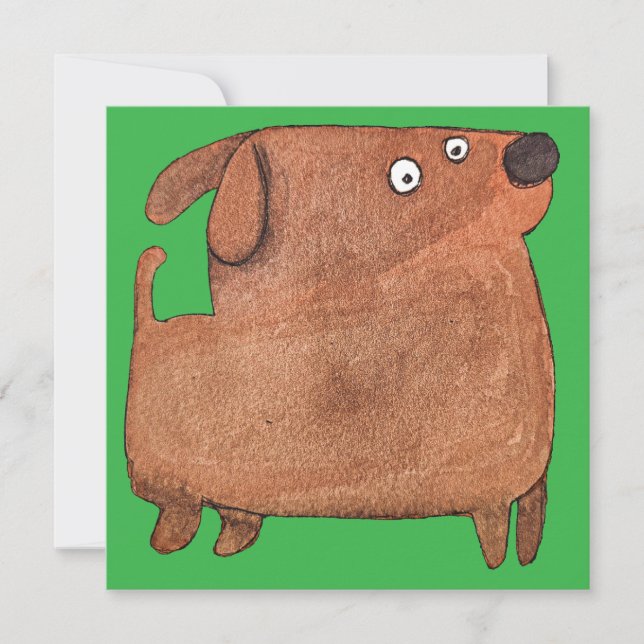 Kleiner Hund Inbjudningar (Framsida)