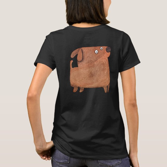 Kleiner Hund T Shirt (Baksida)