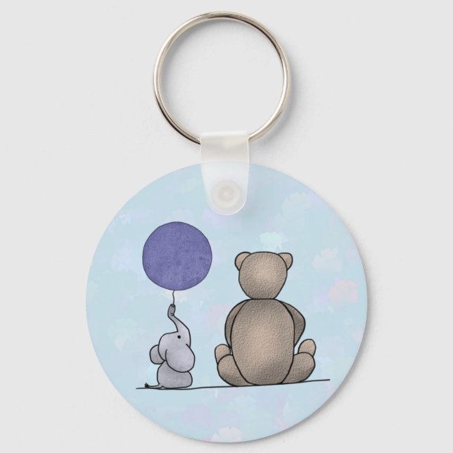 Kleiner kerl Postkarte Nyckelring (Framsida)