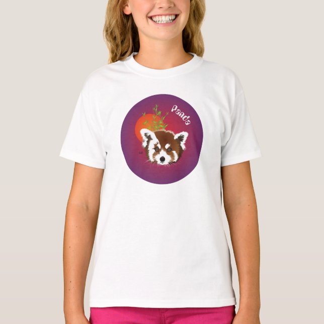 Kleiner Panda (Ailurus fulgens) - Shirt T Shirt (Framsida)