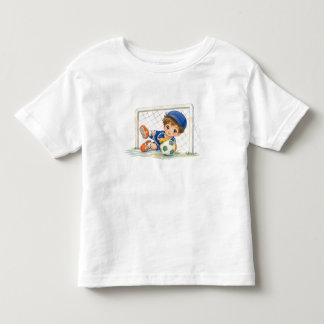 Kleiner Torwart in Aktion T Shirt