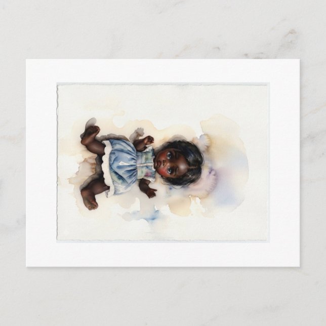 Kleines Herz, große Augen: Ein Hauch Nostalgie  Vykort (Framsida)