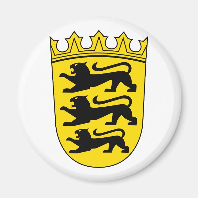 Kleines Wappen von Baden-Württemberg Magnet (Framsidan)