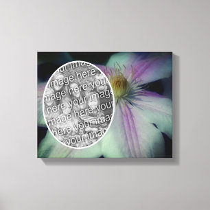 Klematisblommans kronblad Skapa ditt eget foto Canvastryck