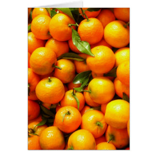 Klementiner på Nicemarknaden för frukt, Frankrike Hälsningskort