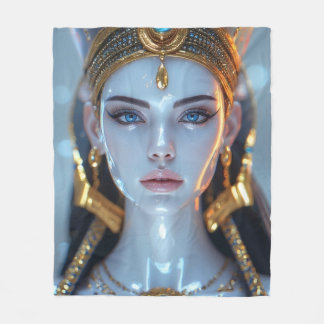 Kleopatra Schönheit – Bemalte Porzellan Figur Fleecefilt