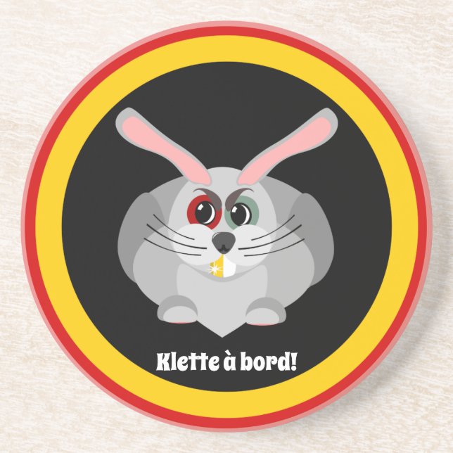 Klette ombord - belgisk folklore underlägg (Framsidan)