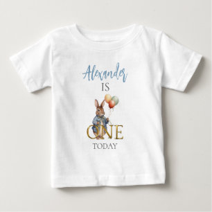 Klever kanin med ballonger t shirt