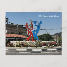 Klezmer Monument - Tzfat, Israel Vykort