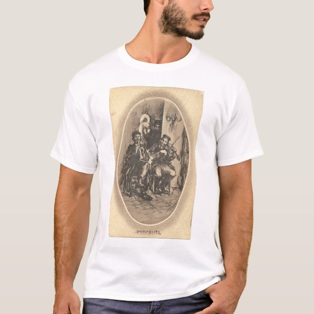 Klezmer spelare, Tyskland Tee Shirt (Framsida)
