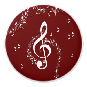 Kliactic G Clef Music Red Knopp