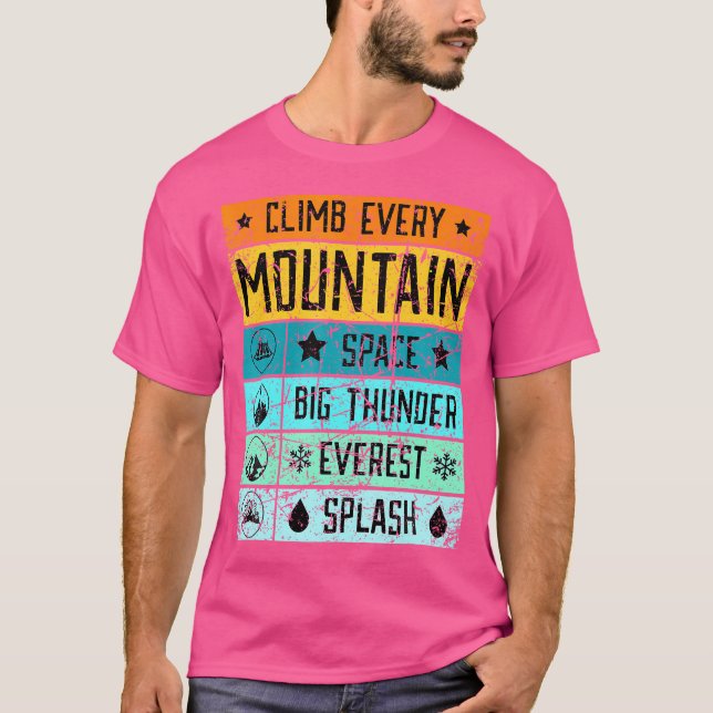 Klib Mt Everest Shirt Stänk Mountain Shirt Space T (Framsida)