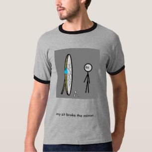 klibba den brutna spegeln, min fattiga zit… - t shirt