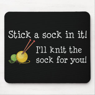 Klibba en socka i den! Mousepad Musmatta