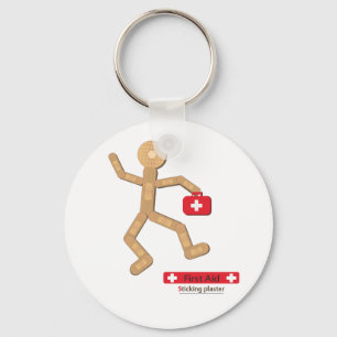 Klibba murbrukfiguren bags.ai nyckelring
