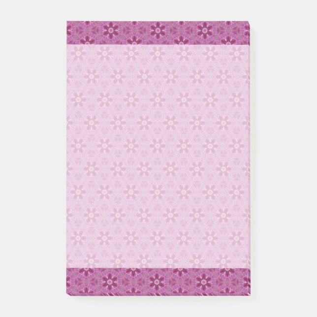 Klibbig anteckningsbok för purpurfärgade post-it block (Framsida)