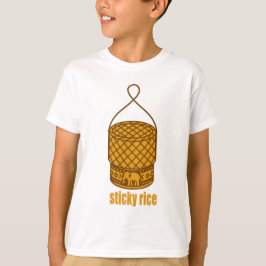 klibbig ris basket t shirt