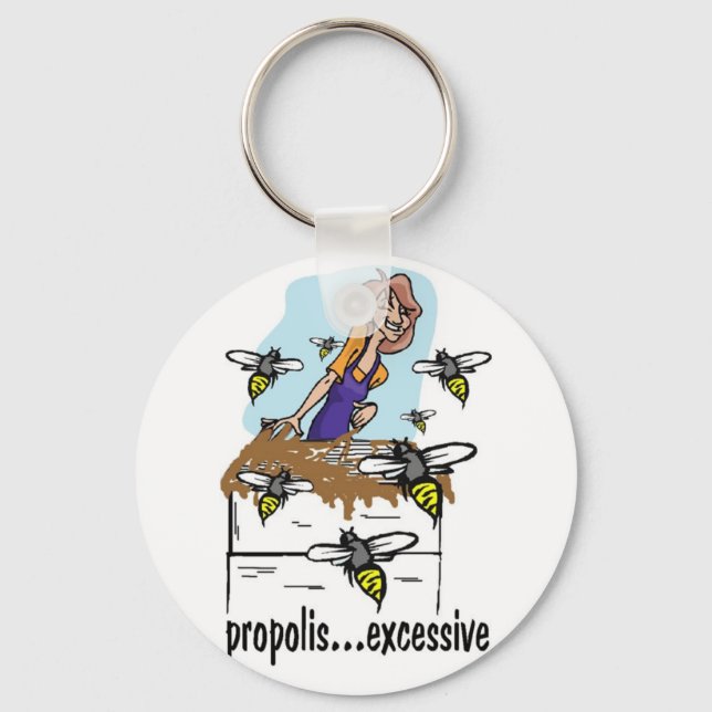 klibbig saker nyckelring (Framsida)