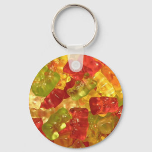 Klibbiga björnar Keychain Nyckelring