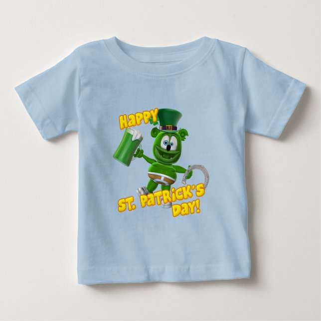 Klibbiga björnStets Patrick dag T Shirt (Framsida)
