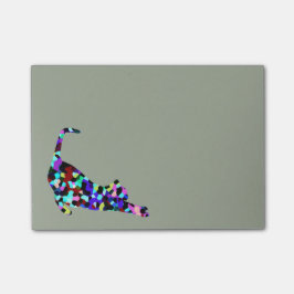 Klibbiga CrystalKatz noterar Post-it Block