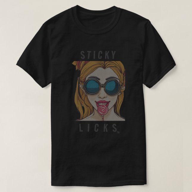 KLIBBIGA LÄPPSTICKER Tee (Design framsida)