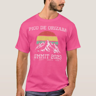 Klibed Pico De Orizaba-toppmötet 2023 Sol Hike Mex T Shirt