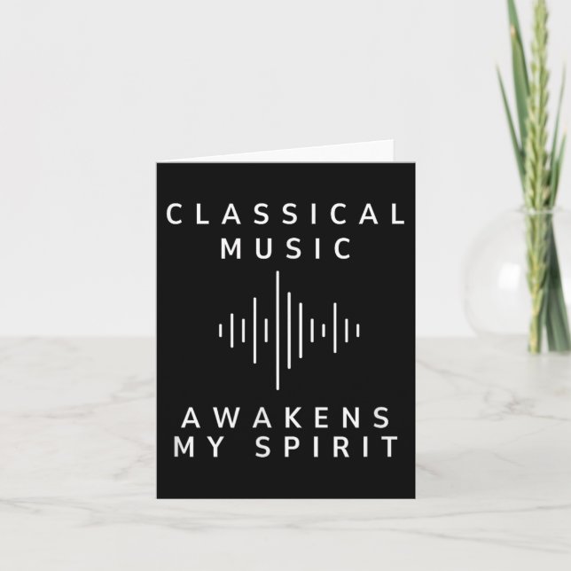 Klical Music Awakens min inspirerande musiker Kort (Framsida)