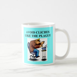 KLICHÉskämt för författare och författare, Kaffemugg
