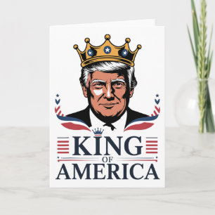 Klick Kung Av Amerika President Trump - Rolig Trum Kort