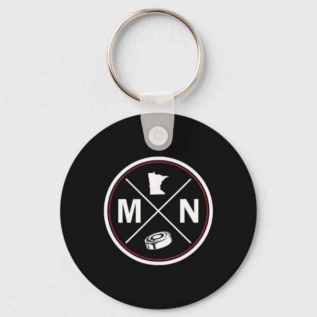 Klick Minnesota Hockey Mn Disposition  Nyckelring (Framsida)