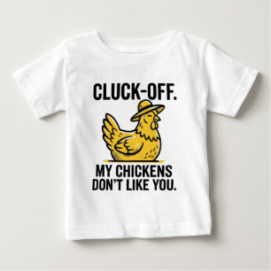 Klicka av mina kycklingar gillar dig inte Roligt V T Shirt