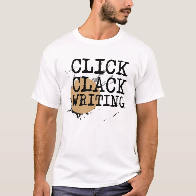 Klicka ClackhandstilT-tröja T Shirt (Framsida)