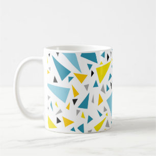Klicka för att favoritmarkera design Gul och blå Kaffemugg
