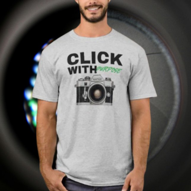 Klicka med syfte t shirt (Skapare uppladdad)