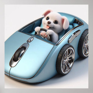 Klicka och rum: Puppy Driver Edition Poster