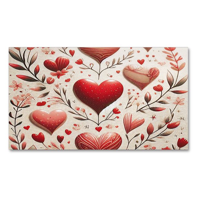 Klicka på Anpassa för att ändra till din egen Magnetiska Visitkort (Framsida)