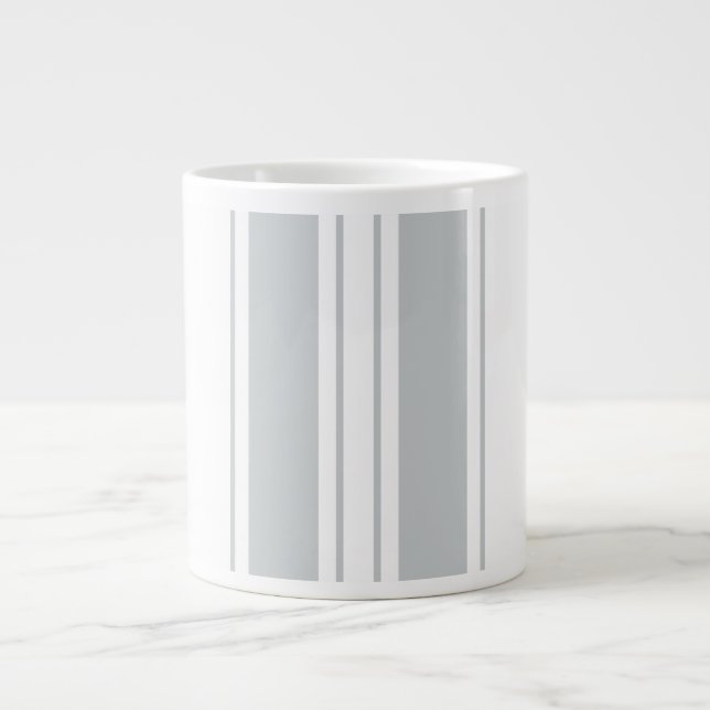 Klicka på Anpassa Grått till Plockan Färg Jumbo Mugg (Framsidan)