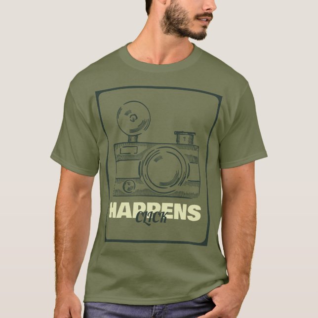 Klicka på Händelsemotografi T Shirt (Framsida)