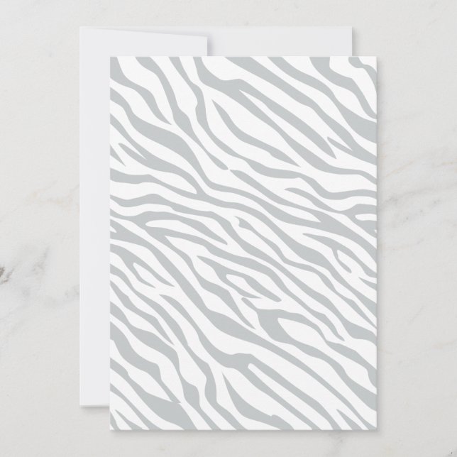 Klicka på Magic Zebra ränder för att anpassa Grått (Framsida)