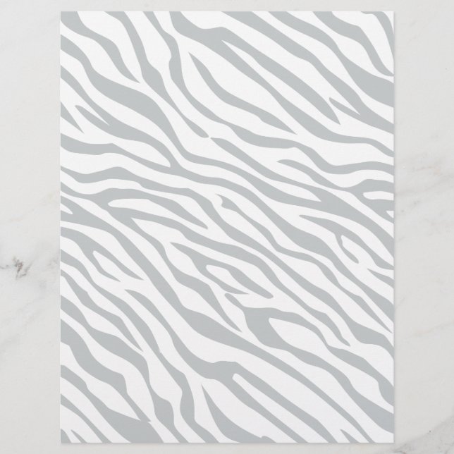 Klicka på Magic Zebra ränder för att anpassa Grått (Framsida)