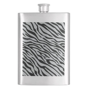 Klicka på Magic Zebra ränder för att anpassa Grått Fickplunta