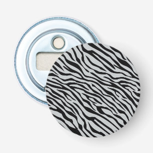 Klicka på Magic Zebra ränder för att anpassa Grått Flasköppnare