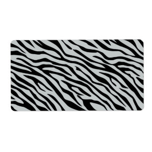 Klicka på Magic Zebra ränder för att anpassa Grått Fraktsedel