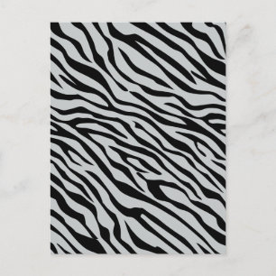 Klicka på Magic Zebra ränder för att anpassa Grått Vykort